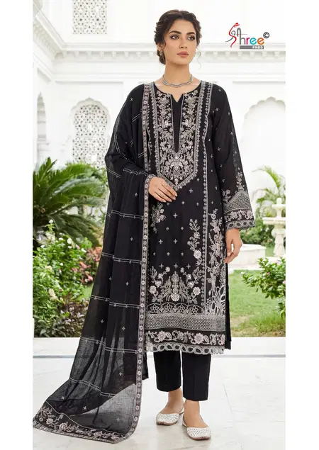 Sf 5603 A To D By Shree Chiffon Surat Pakistani Salwar Suits Wholesale Market

